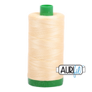 Aurifil Mako 40wt 2-ply Cotton 1000 m (1094 yd.) spool - 2105 Champagne