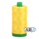 Aurifil Mako 40wt 2-ply Cotton 1000 m (1094 yd.) spool - 2120 Canary