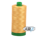 Aurifil Mako 40wt 2-ply Cotton 1000 m (1094 yd.) spool - 2132 Tarnished Gold