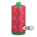 Aurifil Mako 40wt 2-ply Cotton 1000 m (1094 yd.) spool - 2230 Red Peony