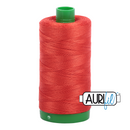 Aurifil Mako 40wt 2-ply Cotton 1000 m (1094 yd.) spool - 2245 Red Orange