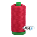 Aurifil Mako 40wt 2-ply Cotton 1000 m (1094 yd.) spool - 2250 Red