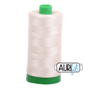 Aurifil Mako 40wt 2-ply Cotton 1000 m (1094 yd.) spool - 2310 Light Beige