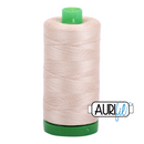 Aurifil Mako 40wt 2-ply Cotton 1000 m (1094 yd.) spool - 2312 Ermine