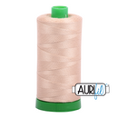 Aurifil Mako 40wt 2-ply Cotton 1000 m (1094 yd.) spool - 2314 Beige