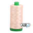 Aurifil Mako 40wt 2-ply Cotton 1000 m (1094 yd.) spool - 2315 Shell