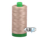 Aurifil Mako 40wt 2-ply Cotton 1000 m (1094 yd.) spool - 2325 Linen