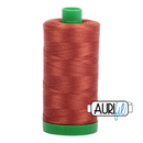 Aurifil Mako 40wt 2-ply Cotton 1000 m (1094 yd.) spool - 2350 Copper