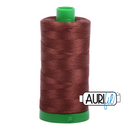 Aurifil Mako 40wt 2-ply Cotton 1000 m (1094 yd.) spool - 2360 Chocolate