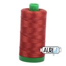 Aurifil Mako 40wt 2-ply Cotton 1000 m (1094 yd.) spool - 2385 Terracotta