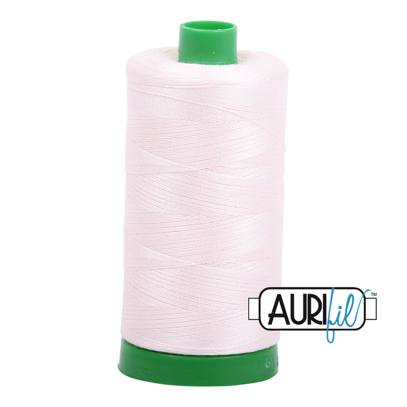 Aurifil Mako 40wt 2-ply Cotton 1000 m (1094 yd.) spool - 2405 Oyster