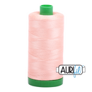 Aurifil Mako 40wt 2-ply Cotton 1000 m (1094 yd.) spool - 2420 Light Blush