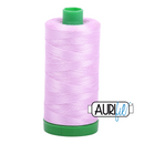Aurifil Mako 40wt 2-ply Cotton 1000 m (1094 yd.) spool - 2515 Light Orchid