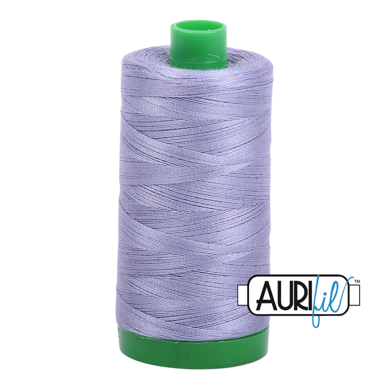 Aurifil Mako 40wt 2-ply Cotton 1000 m (1094 yd.) spool - 2524 Grey Violet