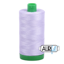 Aurifil Mako 40wt 2-ply Cotton 1000 m (1094 yd.) spool - 2560 Iris