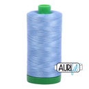 Aurifil Mako 40wt 2-ply Cotton 1000 m (1094 yd.) spool - 2720 Light Delft Blue