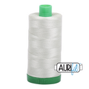 Aurifil Mako 40wt 2-ply Cotton 1000 m (1094 yd.) spool - 2843 Grey Green