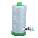 Aurifil Mako 40wt 2-ply Cotton 1000 m (1094 yd.) spool - 2847 Bright Grey Blue