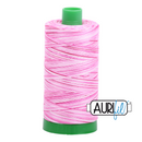 Aurifil Mako 40wt 2-ply Cotton 1000 m (1094 yd.) spool - 4660 Pink Taffy