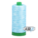 Aurifil Mako 40wt 2-ply Cotton 1000 m (1094 yd.) spool - 4663 Baby Blue Eyes