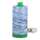 Aurifil Mako 40wt 2-ply Cotton 1000 m (1094 yd.) spool - 4669 Stonewashed Blues