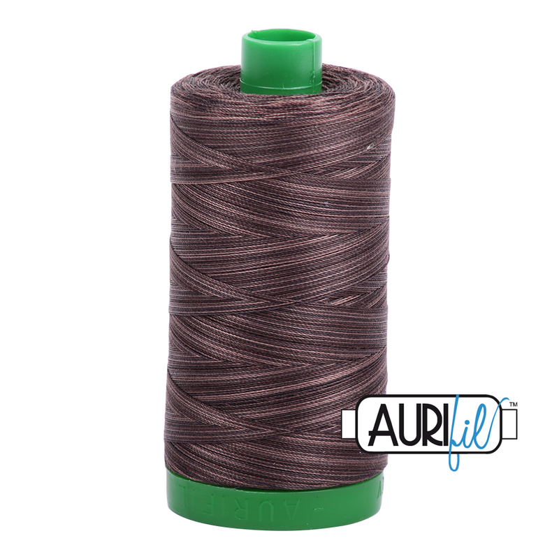 Aurifil Mako 40wt 2-ply Cotton 1000 m (1094 yd.) spool - 4671 Mocha Mousse