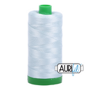Aurifil Mako 40wt 2-ply Cotton 1000 m (1094 yd.) spool - 5007 Light Grey Blue
