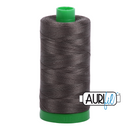 Aurifil Mako 40wt 2-ply Cotton 1000 m (1094 yd.) spool - 5013 Asphalt