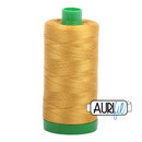 Aurifil Mako 40wt 2-ply Cotton 1000 m (1094 yd.) spool - 5022 Mustard