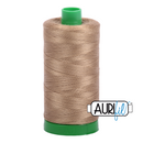 Aurifil Mako 40wt 2-ply Cotton 1000 m (1094 yd.) spool - 6010 Toast
