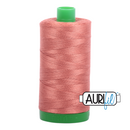Aurifil Mako 40wt 2-ply Cotton 1000 m (1094 yd.) spool - 6728 Cinnabar