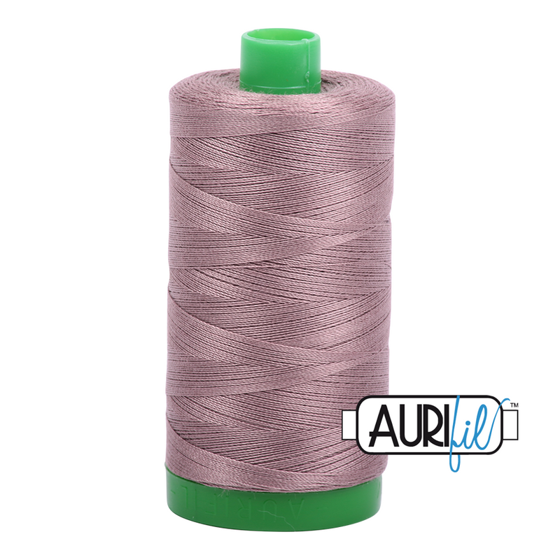 Aurifil Mako 40wt 2-ply Cotton 1000 m (1094 yd.) spool - 6731 Tiramisu