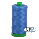 Aurifil Mako 40wt 2-ply Cotton 1000 m (1094 yd.) spool - 6738 Peacock Blue