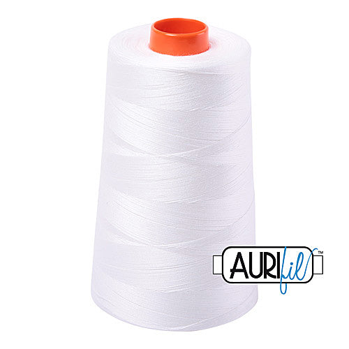 Aurifil Mako 50wt Cotton 5900 m (6452 yd.) cone - 2021 Natural White