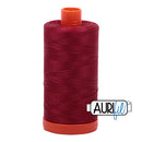 Aurifil Mako 50wt Cotton 1300 m (1422 yd.) spool - 1103 Burgundy<br>