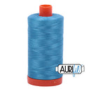 Aurifil Mako 50wt Cotton 1300 m (1422 yd.) spool - 1320 Bright Teal<br>