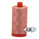 Aurifil Mako 50wt Cotton 1300 m (1422 yd.) spool - 2215 Peach<br>