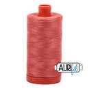 Aurifil Mako 50wt Cotton 1300 m (1422 yd.) spool - 2225 Salmon<br>