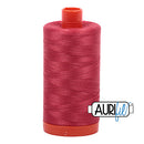 Aurifil Mako 50wt Cotton 1300 m (1422 yd.) spool - 2230 Red Peony<br>