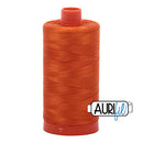 Aurifil Mako 50wt Cotton 1300 m (1422 yd.) spool - 2235 Orange<br>