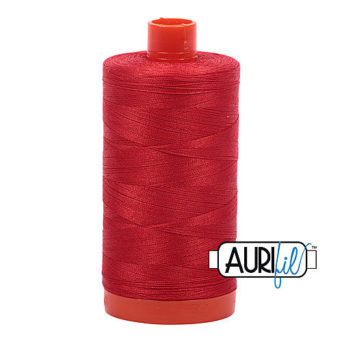 Aurifil Mako 50wt Cotton 1300 m (1422 yd.) spool - 2270 Paprika<br>