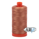 Aurifil Mako 50wt Cotton 1300 m (1422 yd.) spool - 2330 Light Chestnut<br>