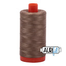 Aurifil Mako 50wt Cotton 1300 m (1422 yd.) spool - 2370 Sandstone<br>