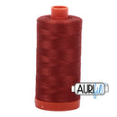 Aurifil Mako 50wt Cotton 1300 m (1422 yd.) spool - 2385 Terracotta<br>