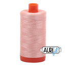 Aurifil Mako 50wt Cotton 1300 m (1422 yd.) spool - 2420 Light Blush
