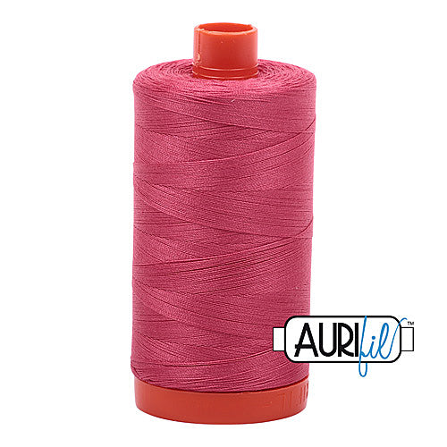 Aurifil Mako 50wt Cotton 1300 m (1422 yd.) spool - 2440 Peony<br>