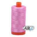 Aurifil Mako 50wt Cotton 1300 m (1422 yd.) spool - 2479 Medium Orchid<br>