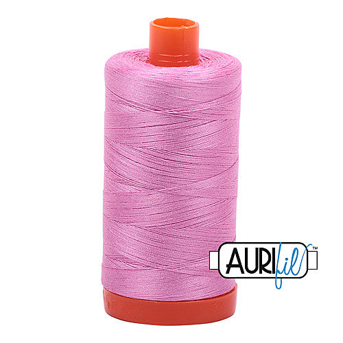 Aurifil Mako 50wt Cotton 1300 m (1422 yd.) spool - 2479 Medium Orchid<br>