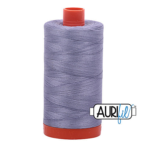 Aurifil Mako 50wt Cotton 1300 m (1422 yd.) spool - 2524 Grey Violet<br>