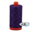 Aurifil Mako 50wt Cotton 1300 m (1422 yd.) spool - 2545 Medium Purple<br>